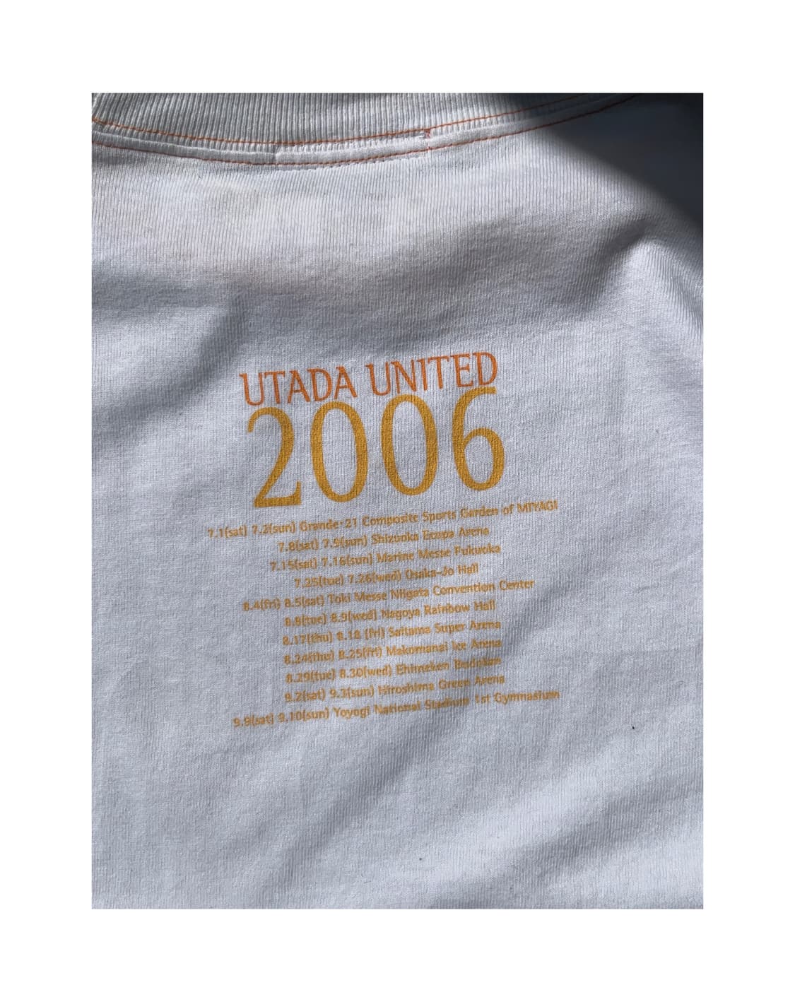 Utada Hikaru 2006 Concert Tour T-Shirt 상품이미지4