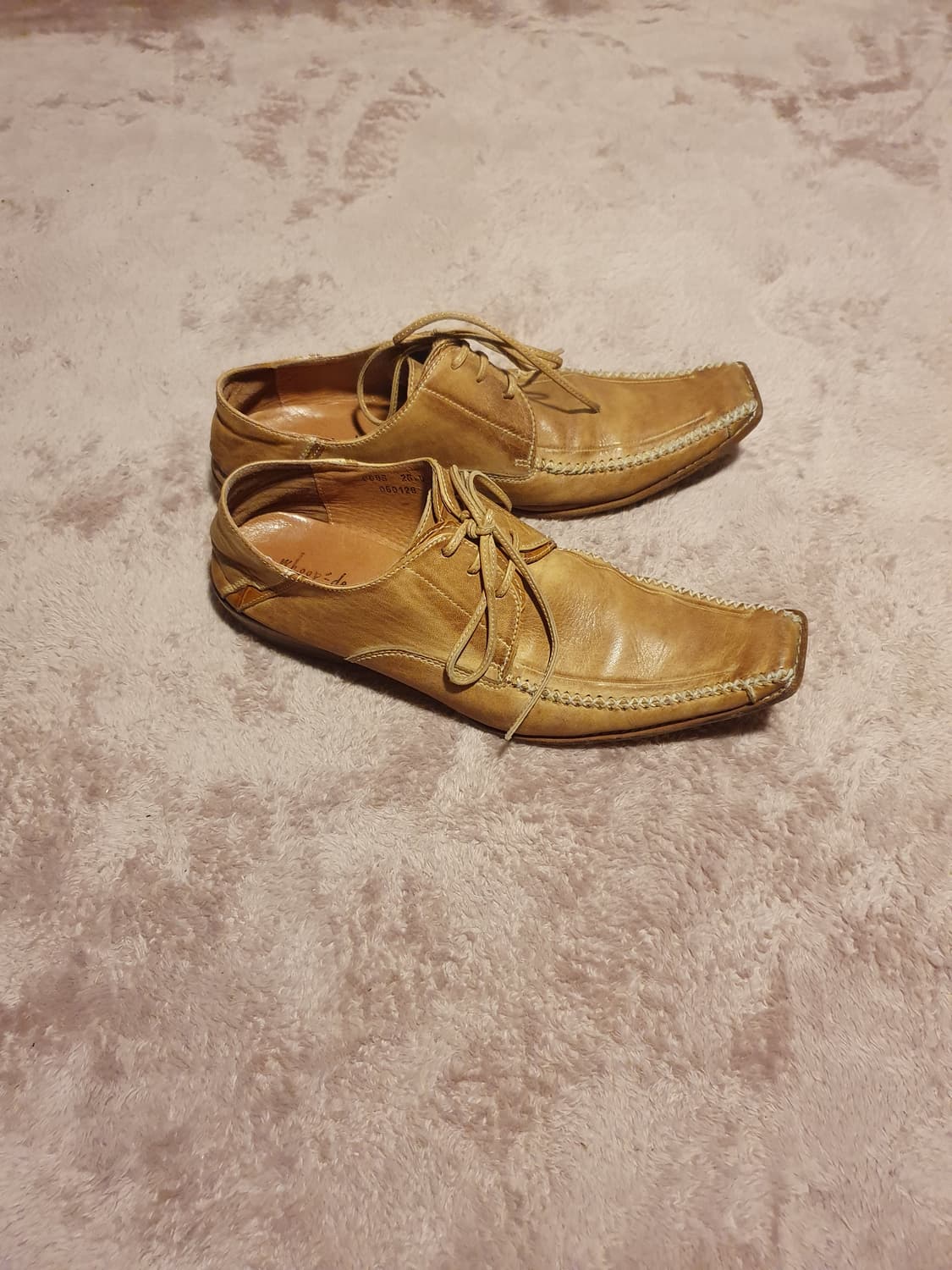 Whoop de doo stitched leather shoes 상품이미지3