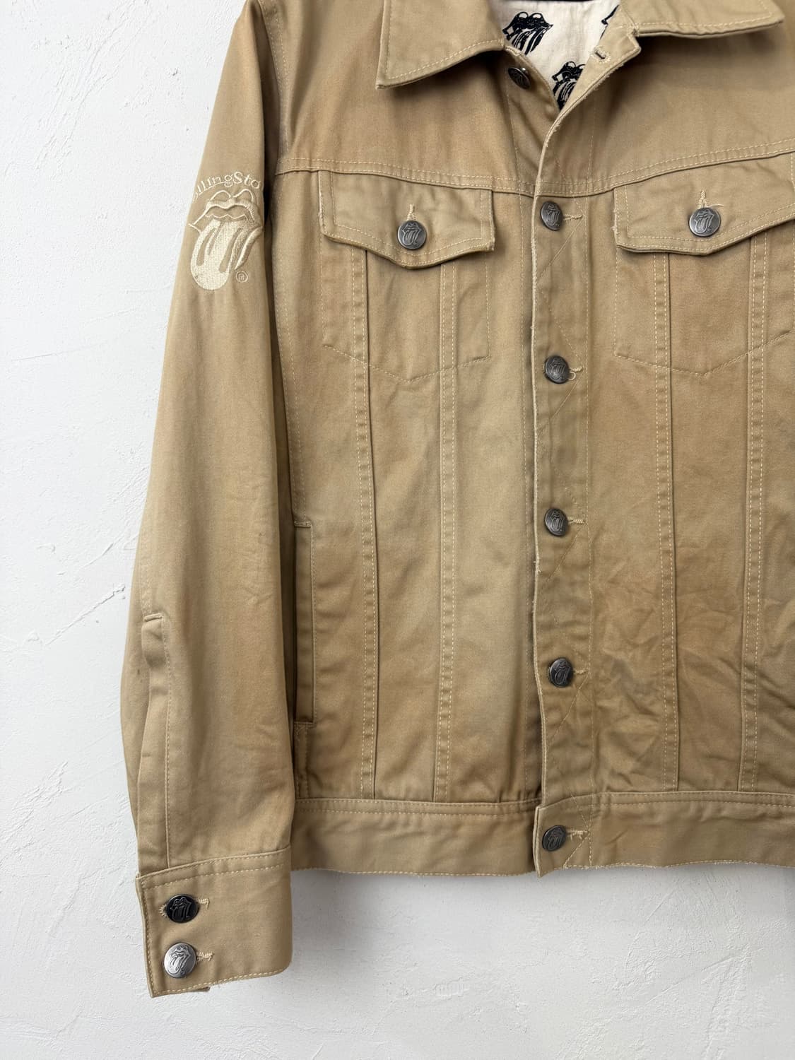 잭로즈 x 롤링스톤즈 트러커 자켓 상품이미지2