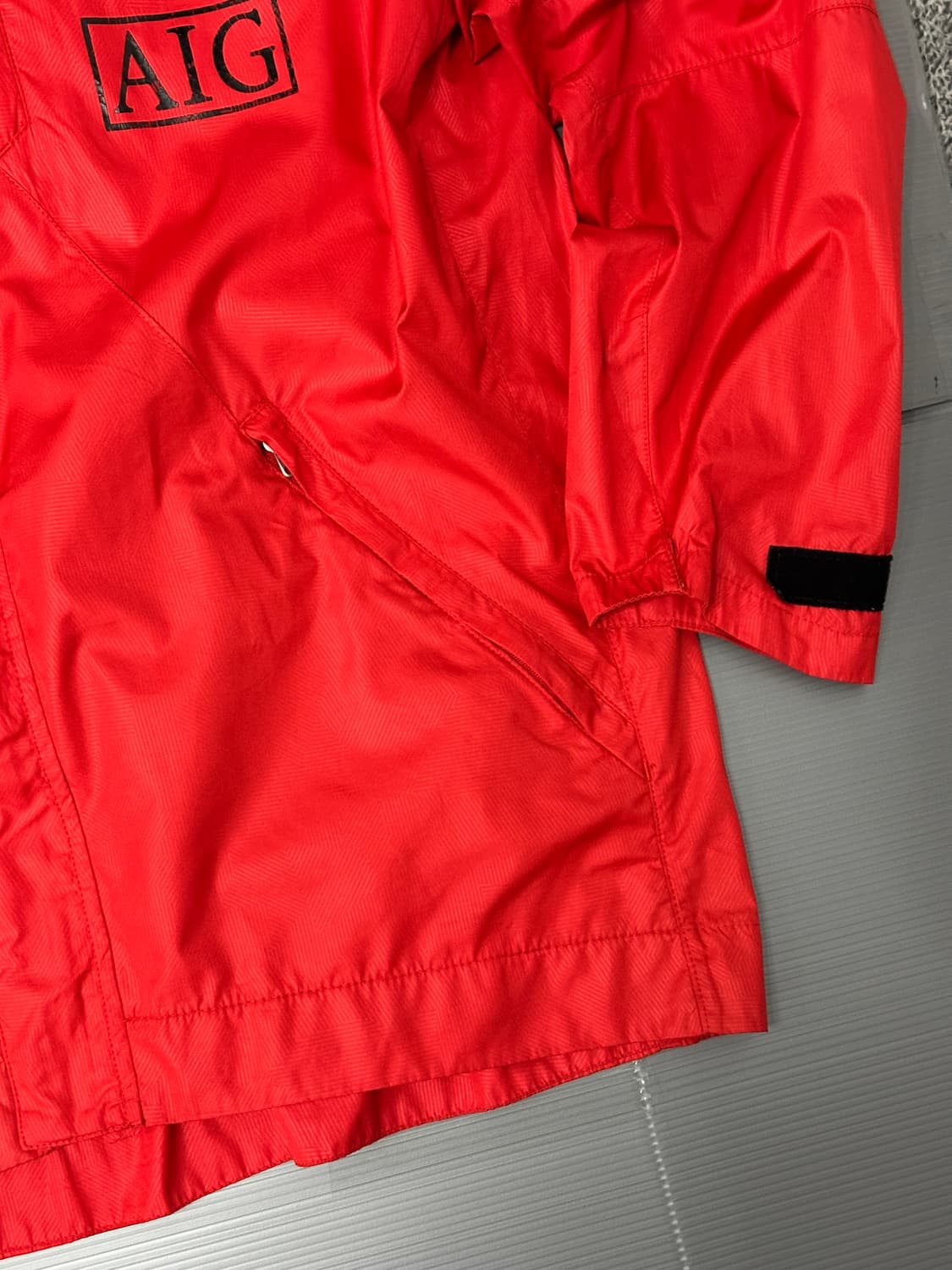 나이키 맨유 AIG 바람막이 자켓 레드 M 상품이미지3
