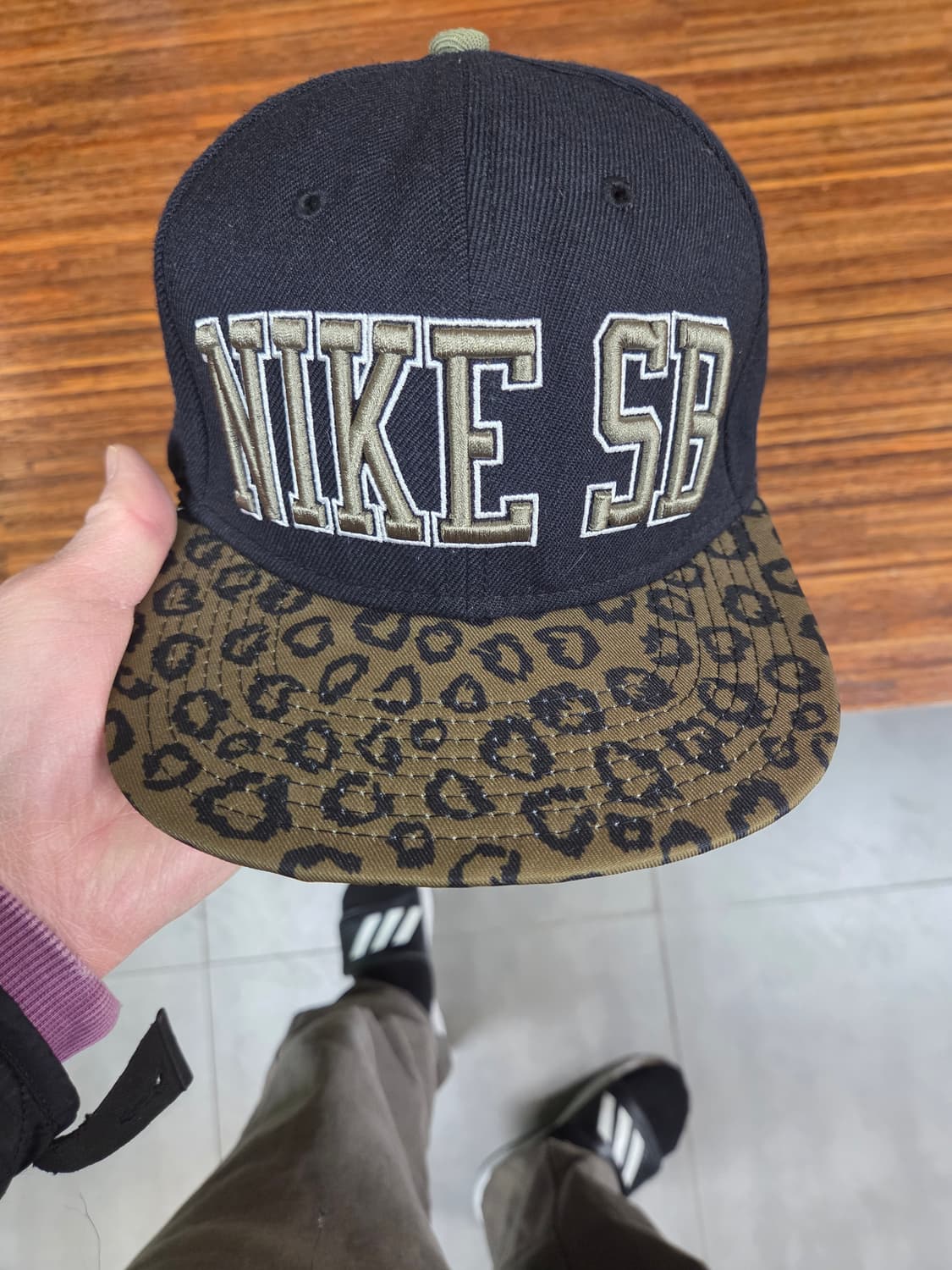나이키 sb 레오파드 스냅백 모자 프리 상품이미지1