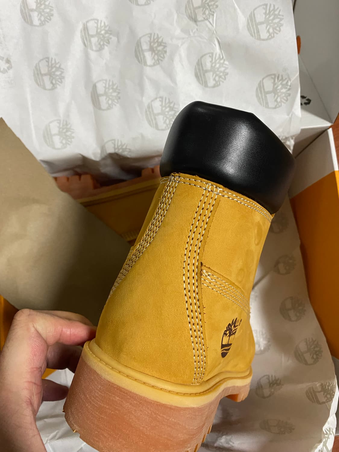 팀버랜드 프리미엄 6인치 워터프루프 부츠 위트 누벅 270mm 상품이미지5