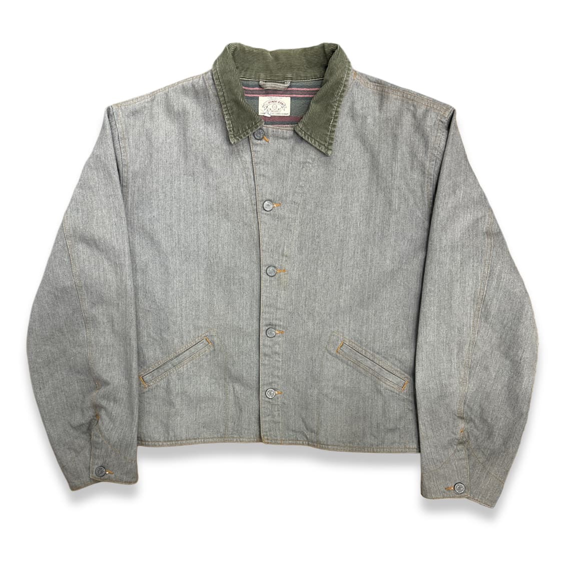 90s Armani Jeans 콘트라스트 데님 자켓 XL 상품이미지1