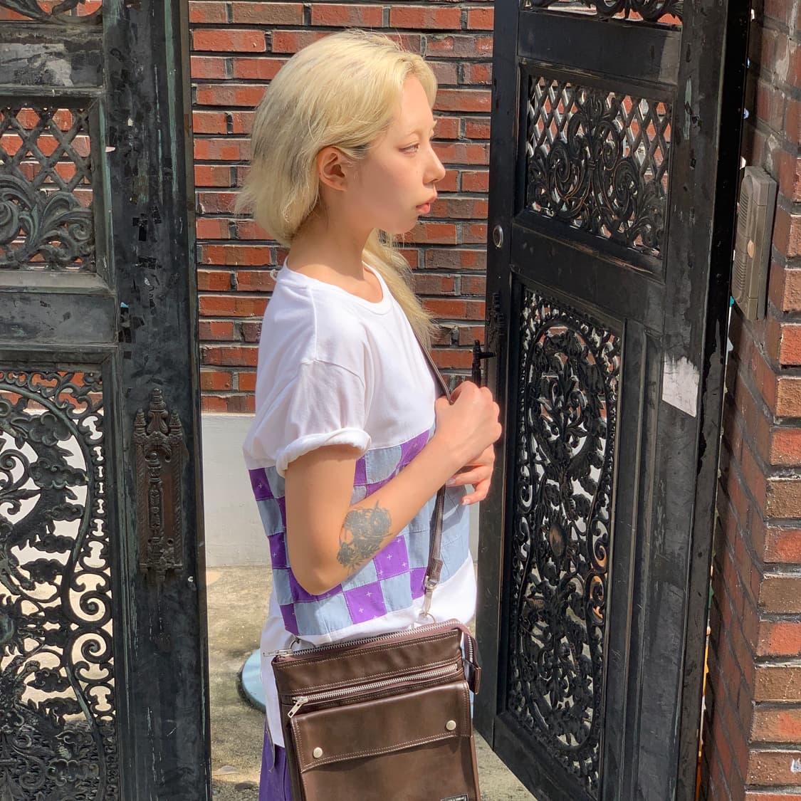 비즈빔 패치워크 티셔츠 상품이미지3