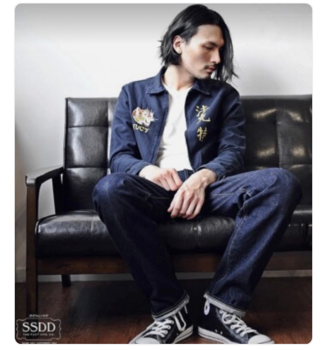 FUCT SSDD 퍽트 베트남 수베니어 자수 캔버스 자켓 XL사이즈 상품이미지7