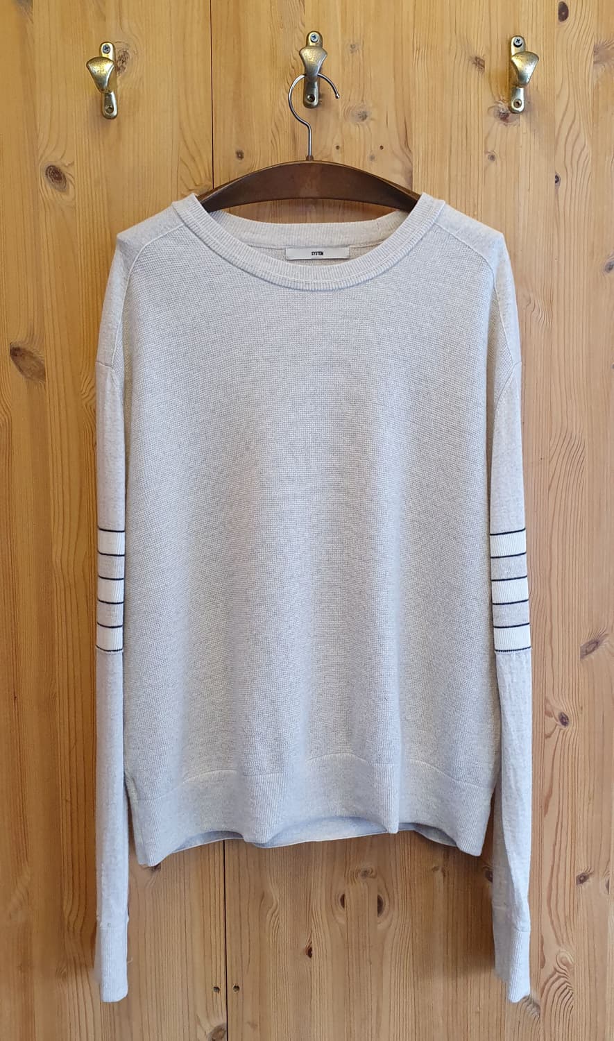 100/105.시스템옴므 라운드니트 상품이미지1