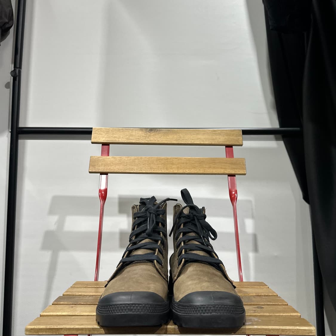 UK8) 270 팔라디움 부츠 남성 남자 워커 브라운 카키 레더 상품이미지2