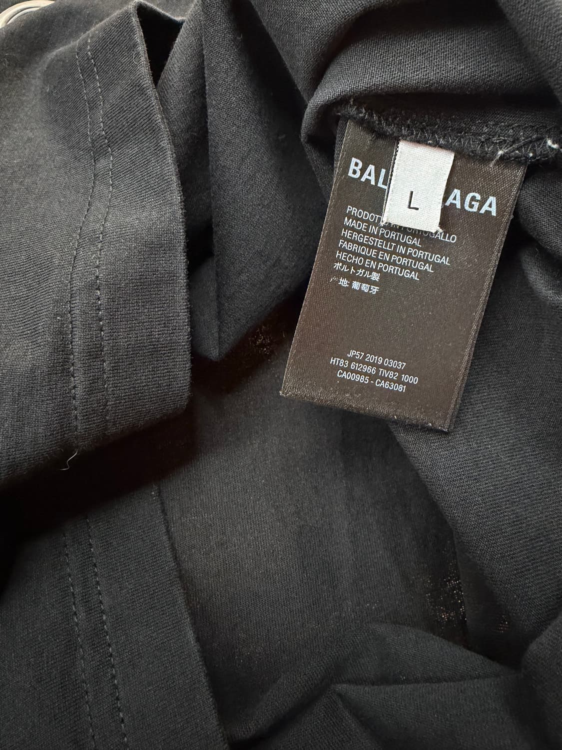 .L/ 발렌시아가 탑모델 로고 라운드 반팔 상품이미지8