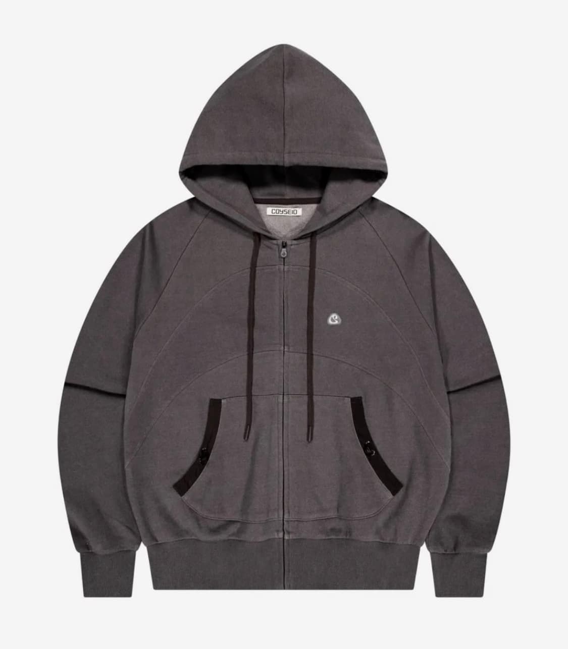 구해요)코이세이오 스트링 포켓 후드집업 와인 상품이미지1