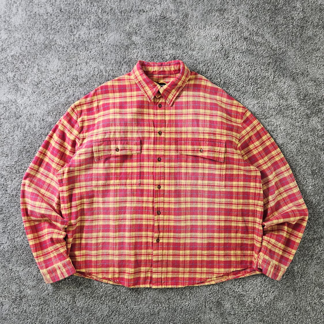 [무료배송] FAR FROM WHAT 체크 긴팔 셔츠 상품이미지1