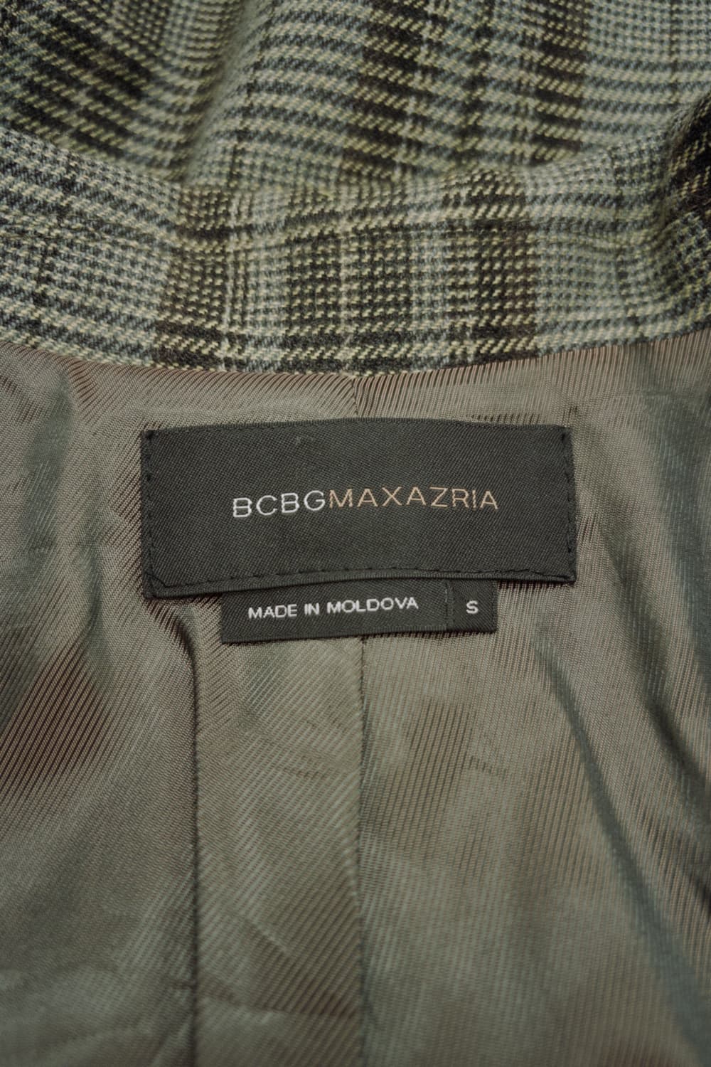 빈티지 카키 울 자켓 상품이미지8