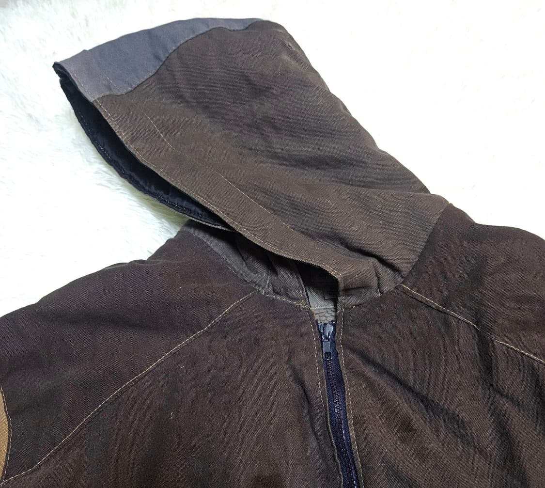 칼하트 빈티치 리메이크 패치드 후드 양털 자켓 XL 상품이미지5