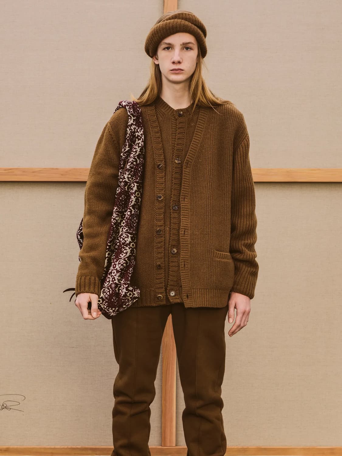 언더커버 21aw 도킹 가디건 블랙 상품이미지1