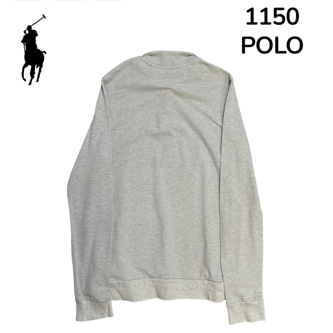 폴로 랄프로렌 신형 그레이 니트 반집업 맨투맨 XL 여성 상품이미지3