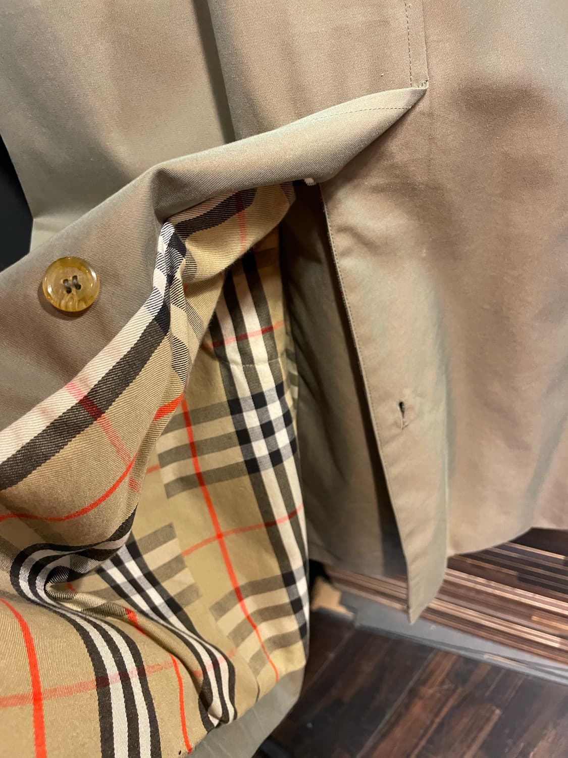 90s 버버리 트렌치코트 상품이미지5