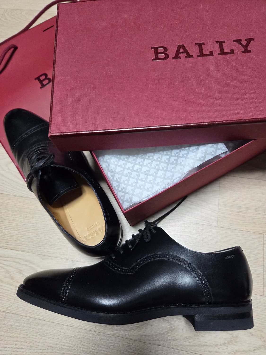 (새상품)(SWISS MADE)BALLY 구두 드레스 수트 정장구두 더비 상품이미지5