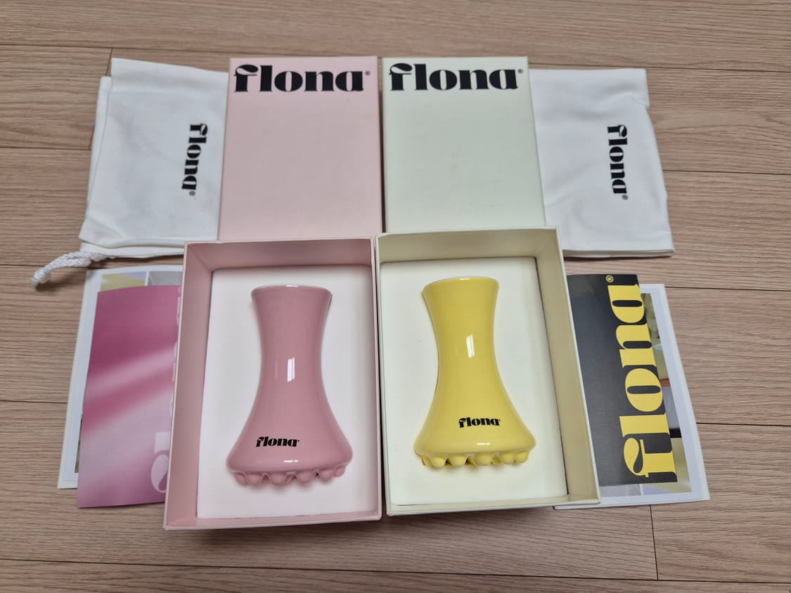 (새상품) 플로나 세라믹 괄사 핑크, 옐로우 상품이미지1