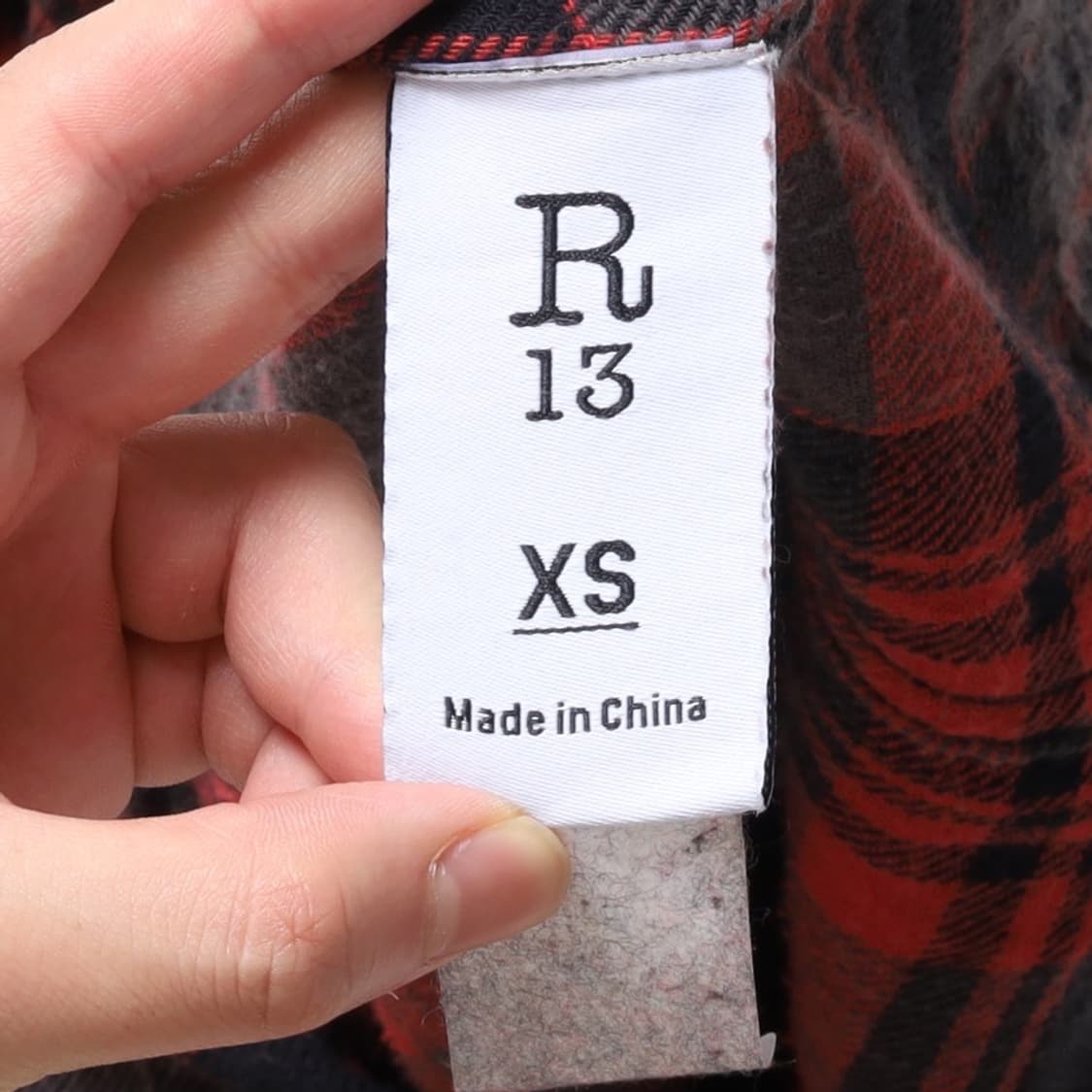 R13 Check Pattern Flannel Shirt Vest   상품이미지8