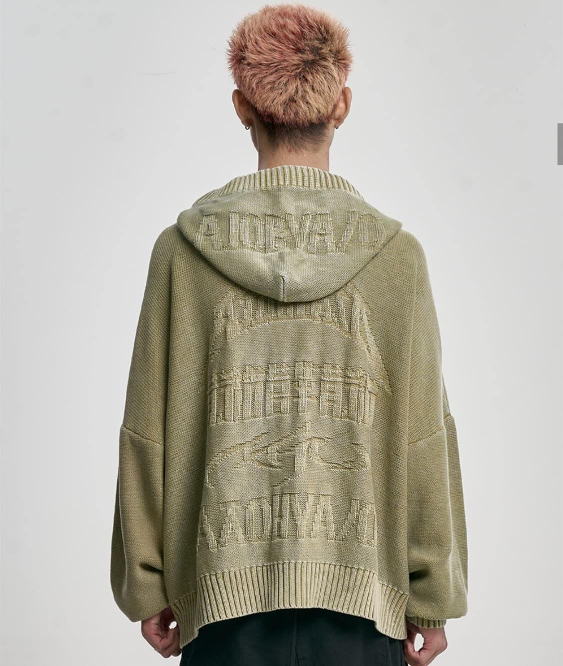 아조바이아조 ajobyajo logo washed 집업 후디 상품이미지2