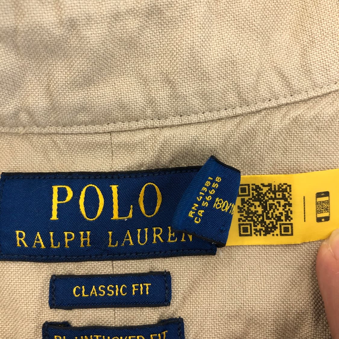 폴로 랄프로렌 (QR)백화점판 클래식핏 반팔셔츠 L 상품이미지6