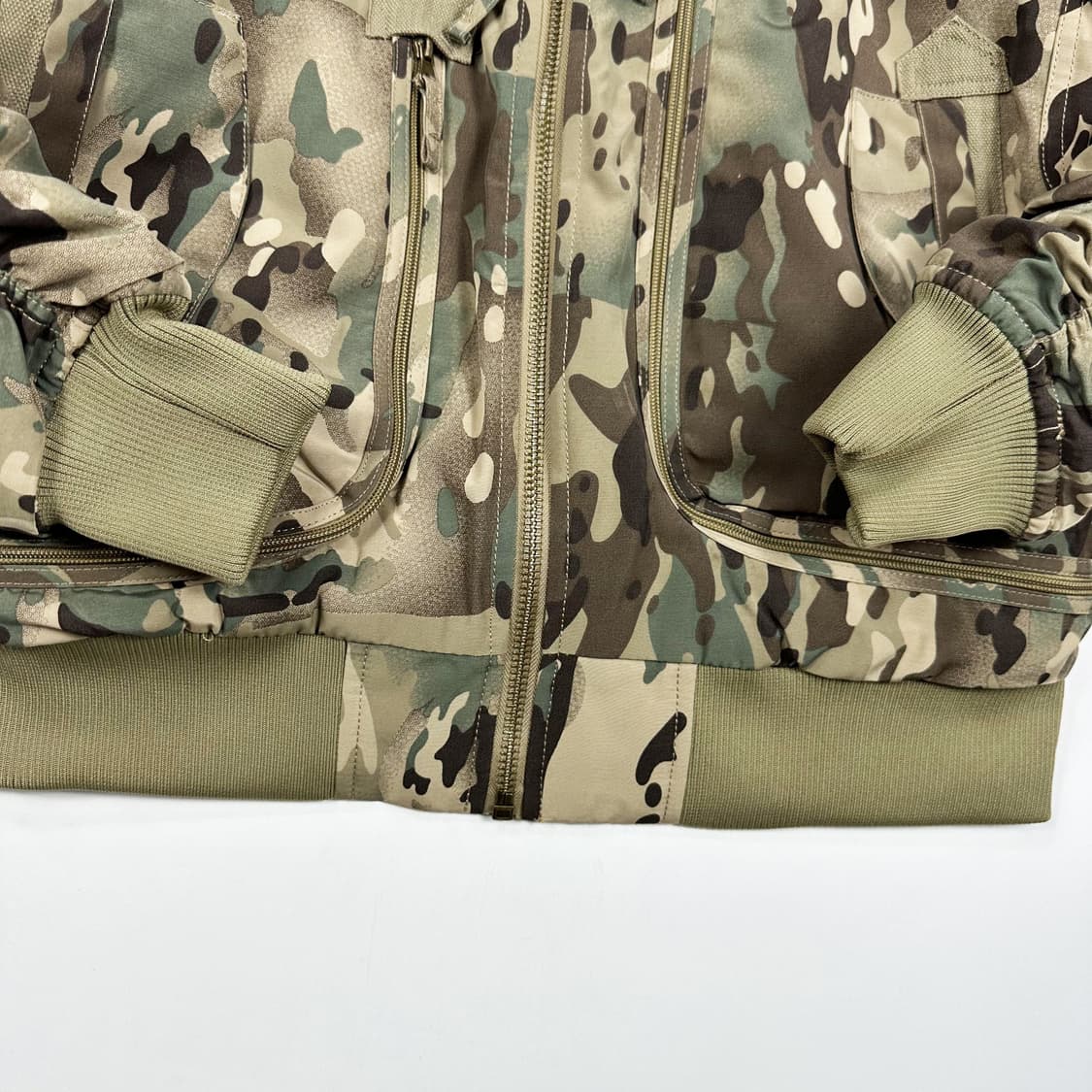 VTG 빈티지 밀리터리 카모 블루종 ma1 자켓 (S) 상품이미지6