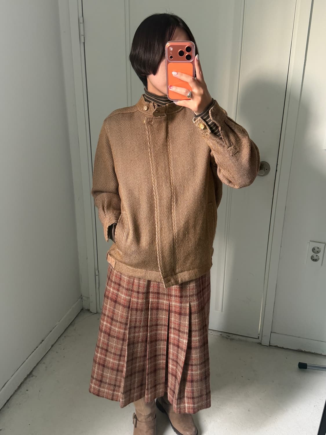 일본빈티지 헤링본 울자켓 상품이미지1