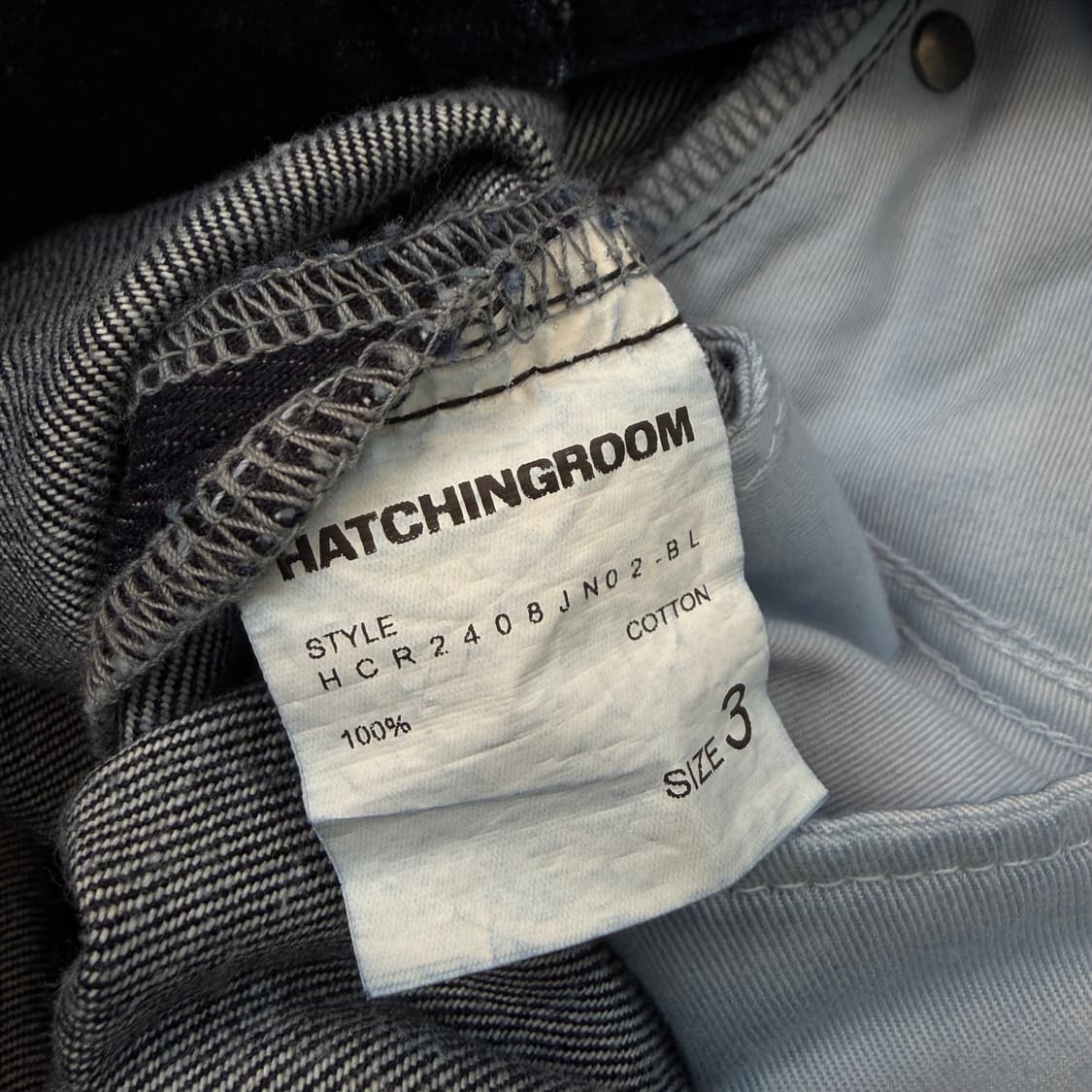 HATCHINGROOM 해칭룸 와이드 커브 데님 3 상품이미지5