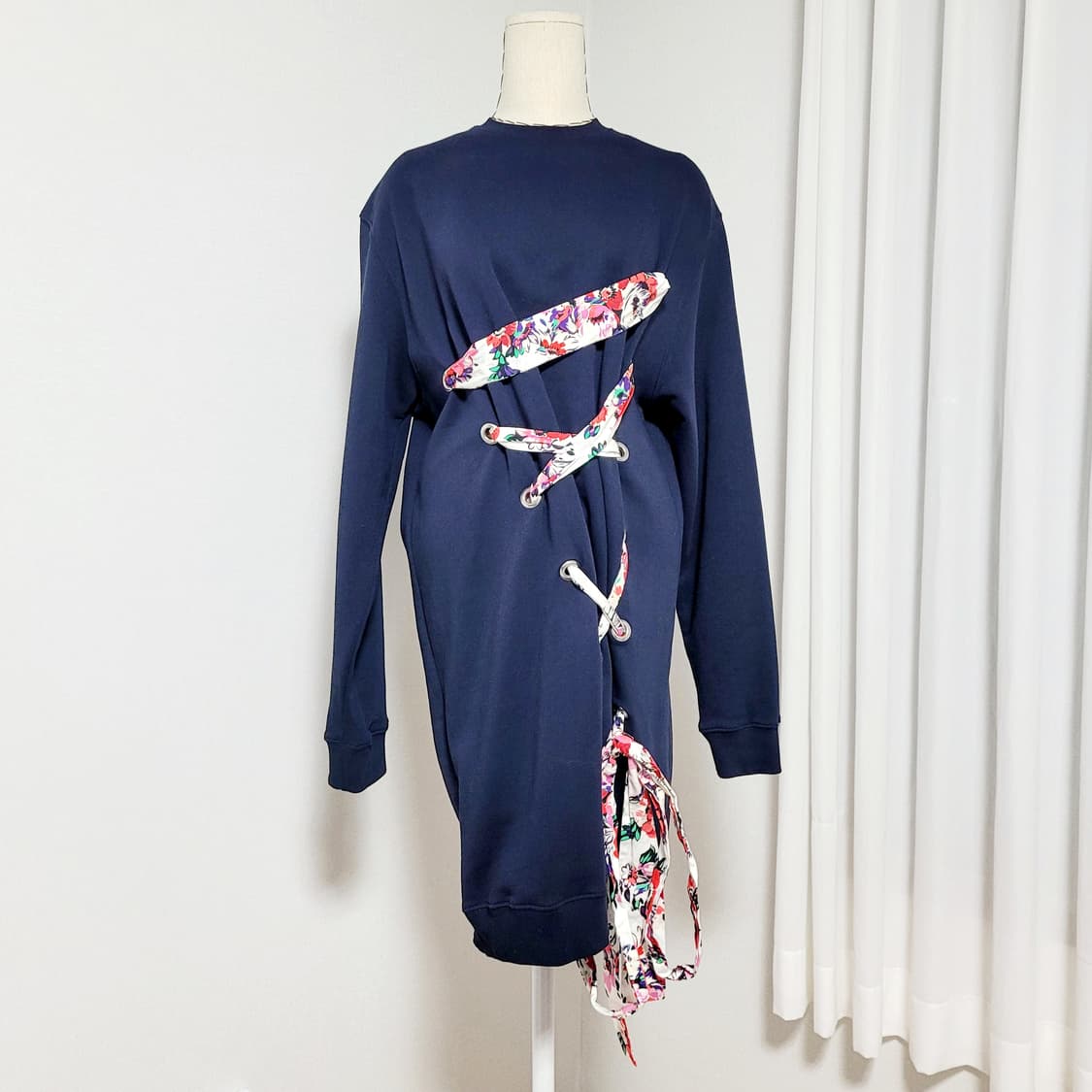 MSGM 오버핏 셔링타이 원피스 (55-66) 상태최상 상품이미지1