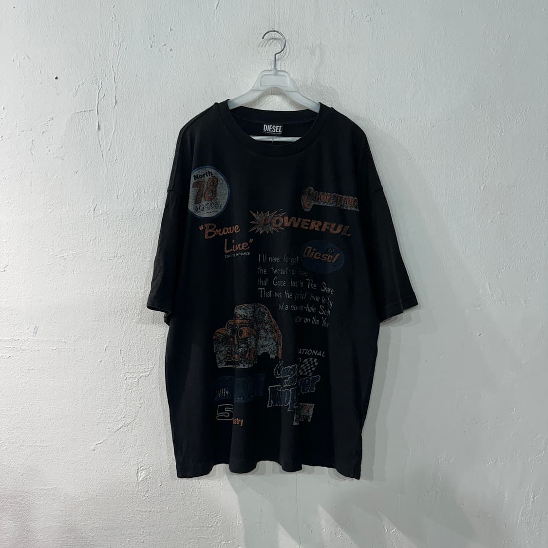 디젤 레이싱 반팔티 XL 상품이미지1