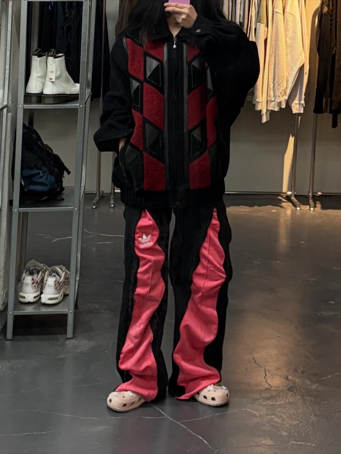 레드옥스 에스닉 니트 봄버 자켓 A2728 상품이미지1