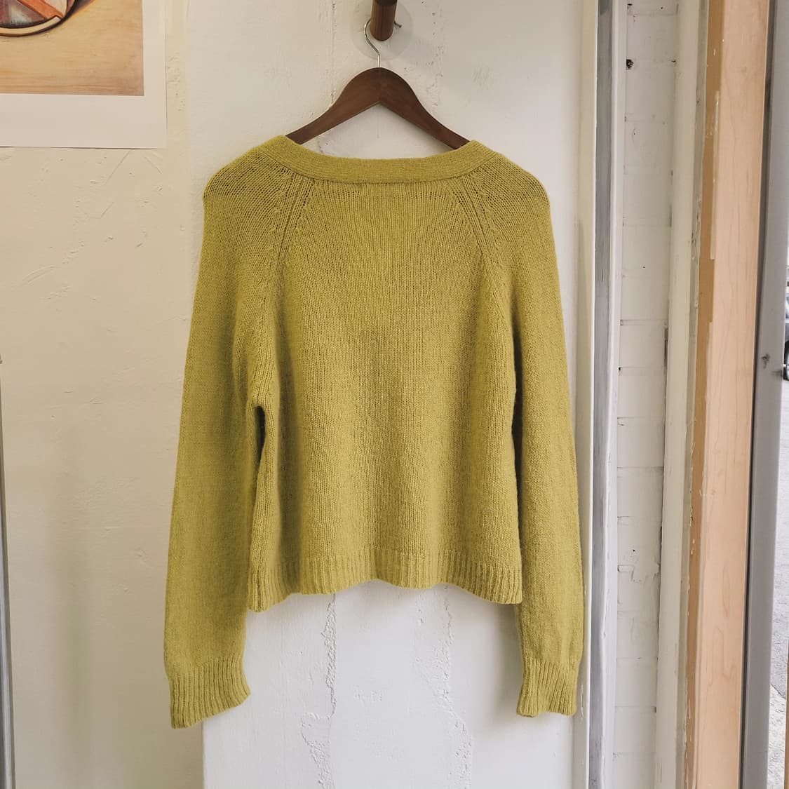 사만사모스2 울100 라임 가디건 상품이미지6