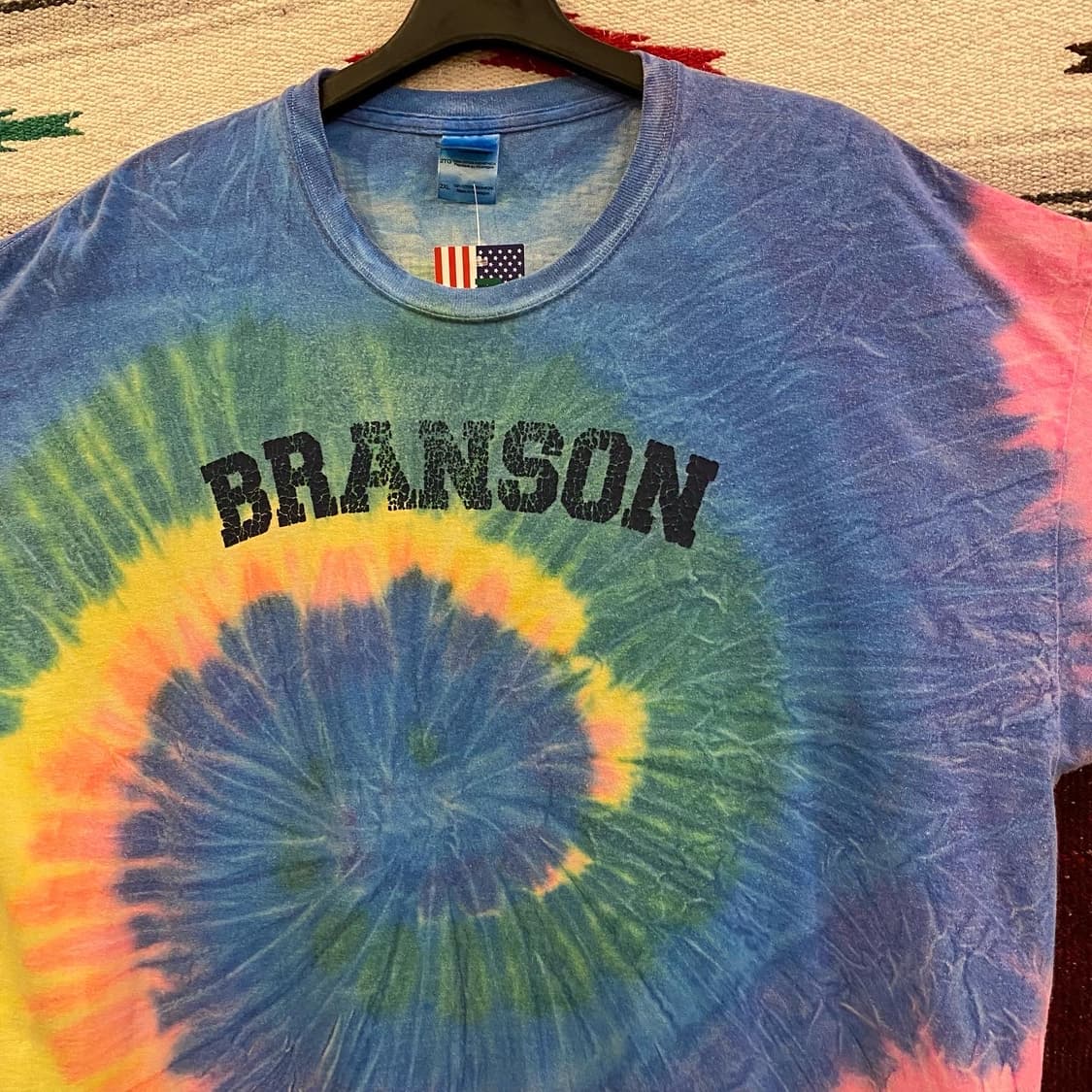 레어 00s USA BRANSON 타이다이 반팔티 상품이미지6