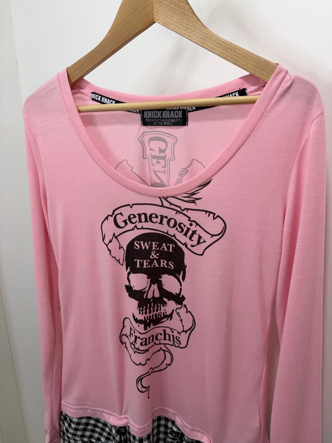 KNICK KNACK 해골 스컬 펑크 긴팔티셔츠 상품이미지6