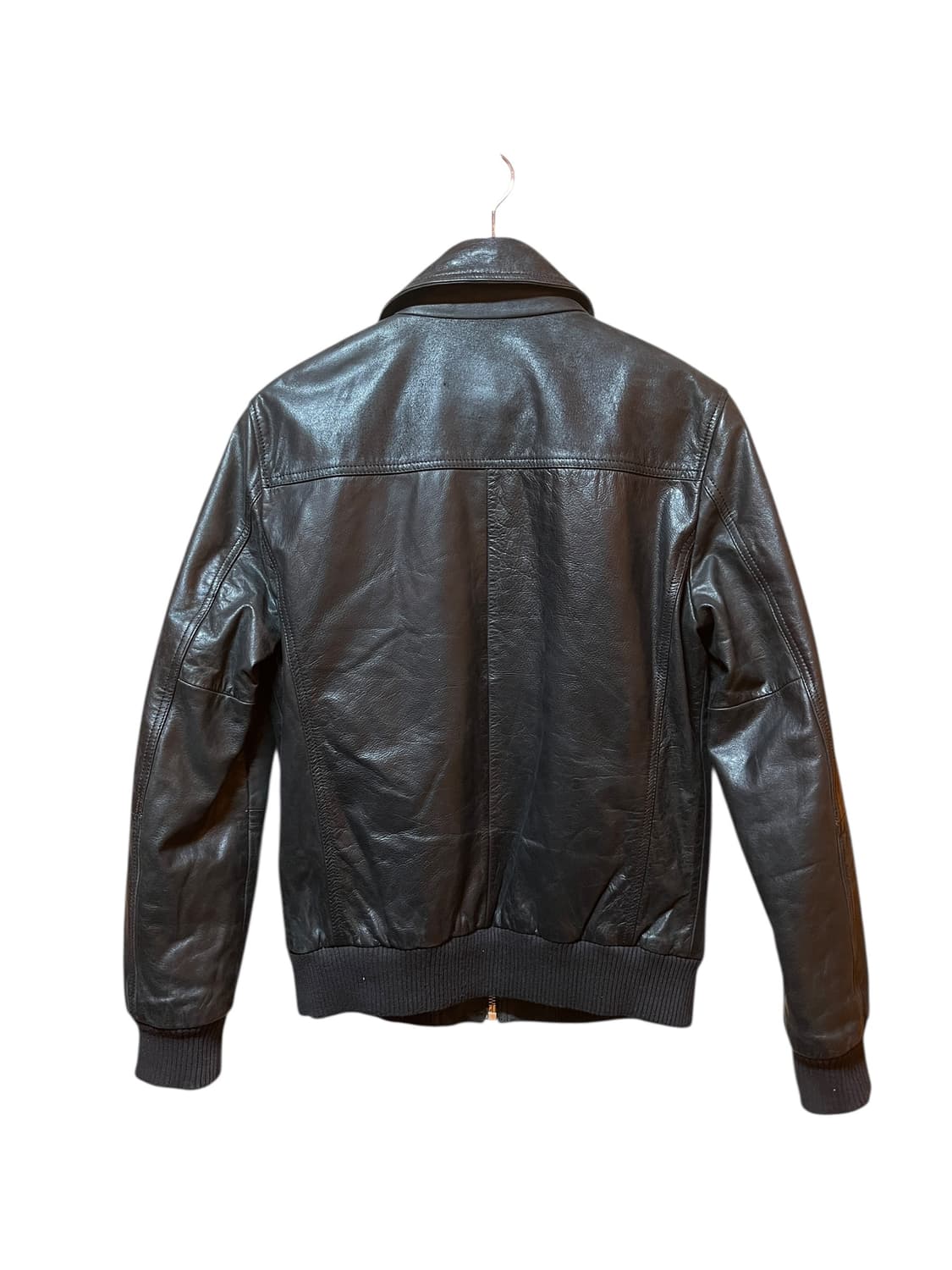 ZARA Man Cow Leather Jacket M  상품이미지2
