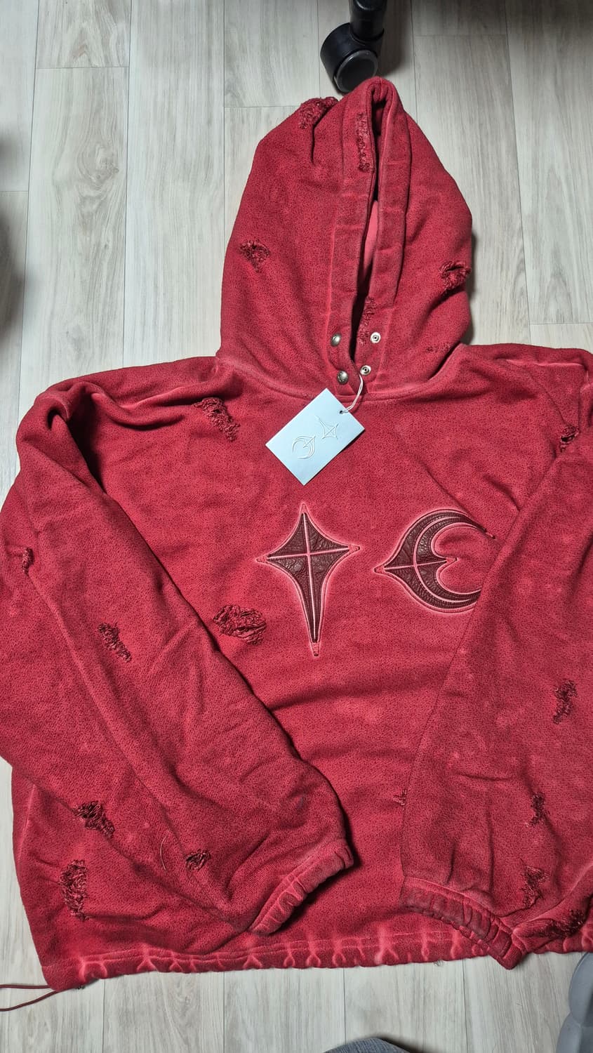 떠그클럽 락후드 레드 2사이즈 상품이미지1