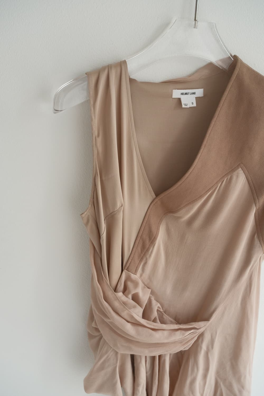 Silk tuck detailed layered top 상품이미지8