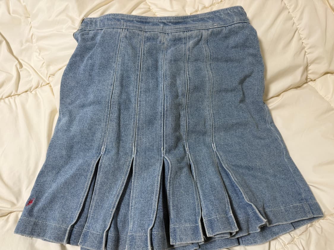 프레클 데님 스커트 상품이미지4