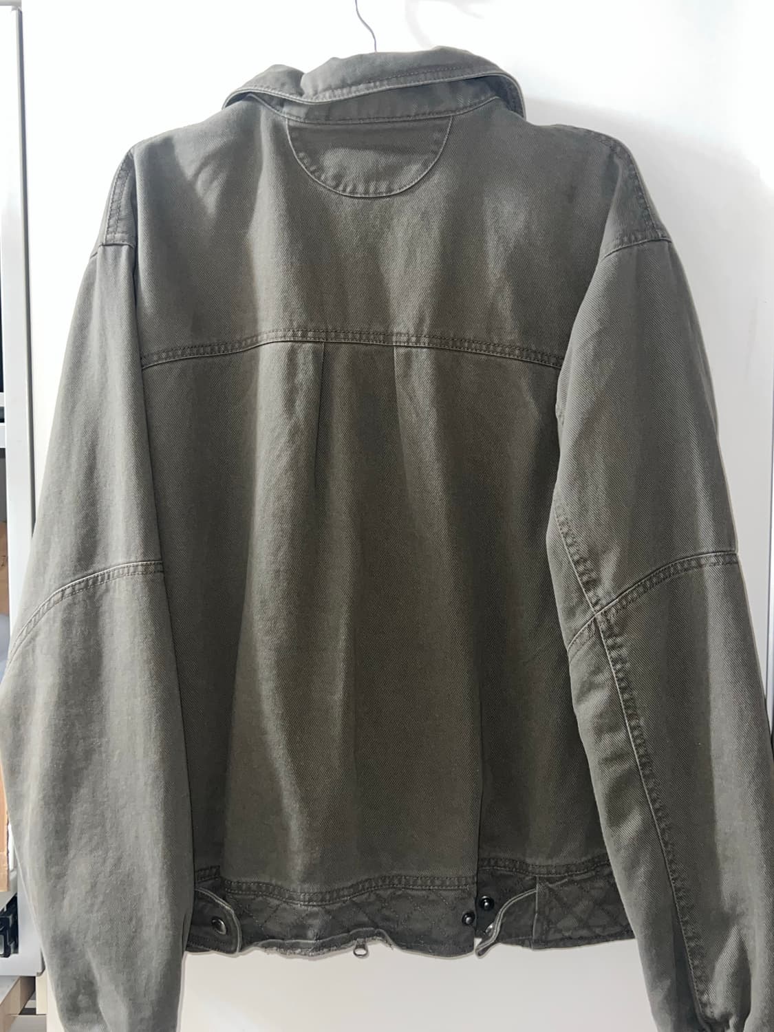 코이세이오 라운드 카라 스티치 자켓 코코아 브라운 2사이즈 상품이미지3