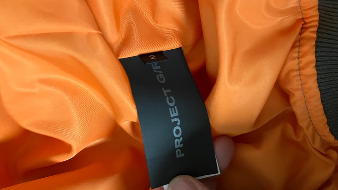 프로젝트gr 리워크 후드 봄버 자켓 카모 2사이즈 상품이미지4