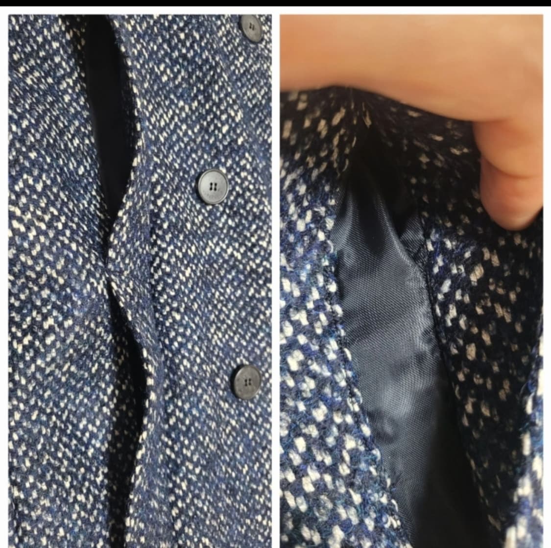 새상품) 라코스테 레귤러핏 더블버튼 울알파카 롱 코트36 (66) 상품이미지7