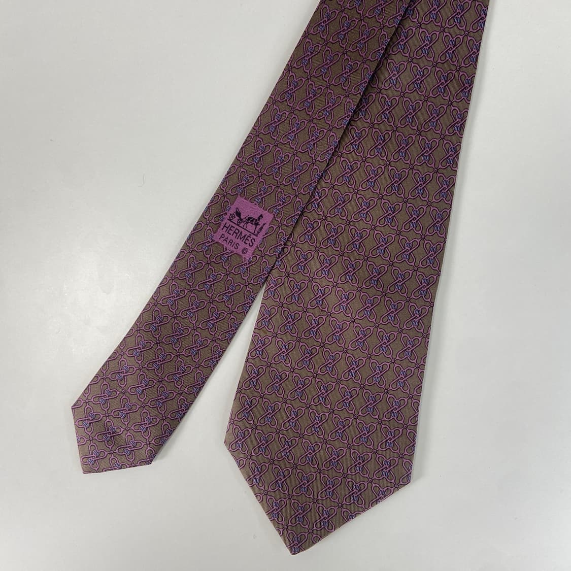 에르메스(HERMES) 명품 정품 넥타이 8.6cm 상품이미지3