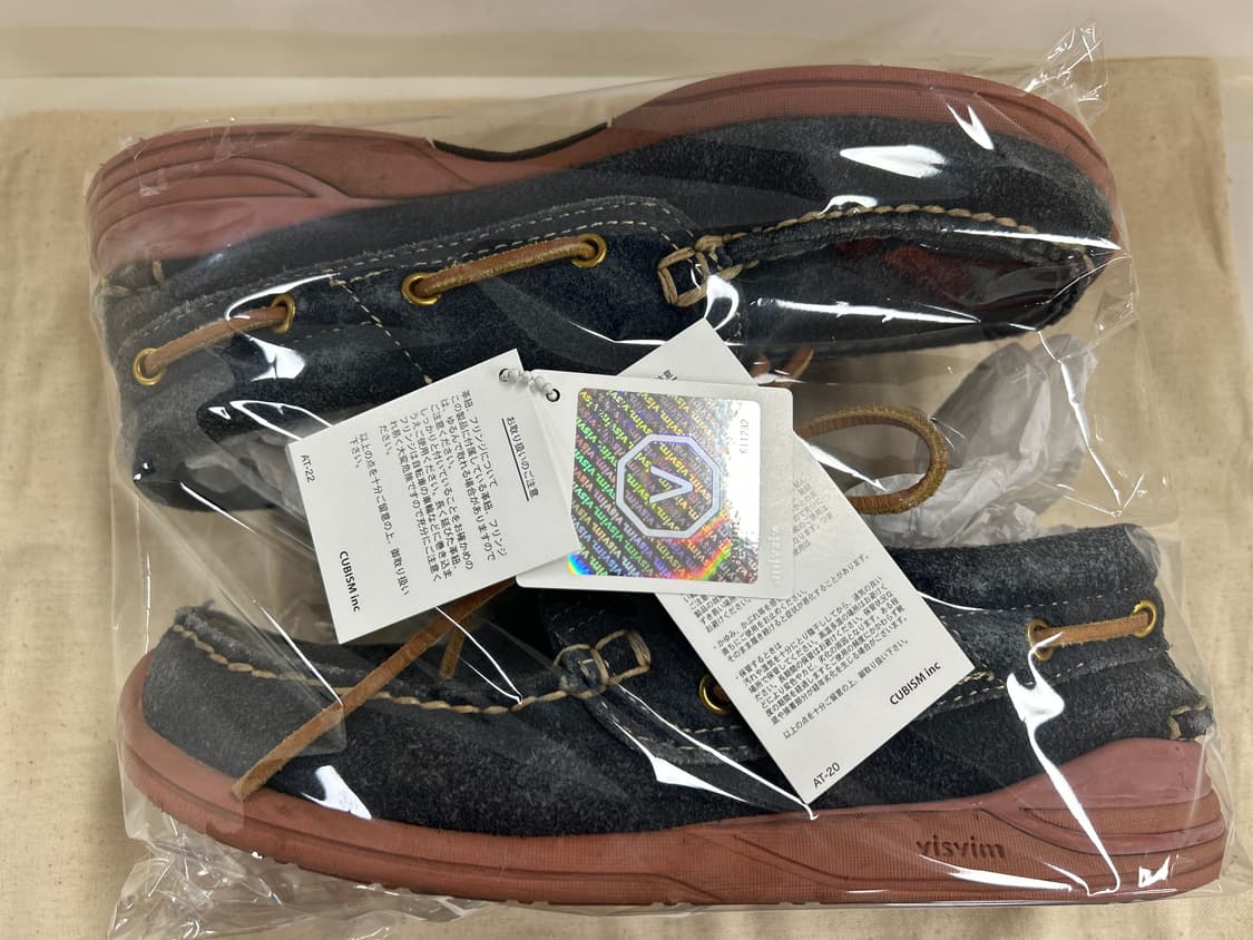 VISVIM 비즈빔 네이비 아메리카나덱 포크 슈즈 9 상품이미지1