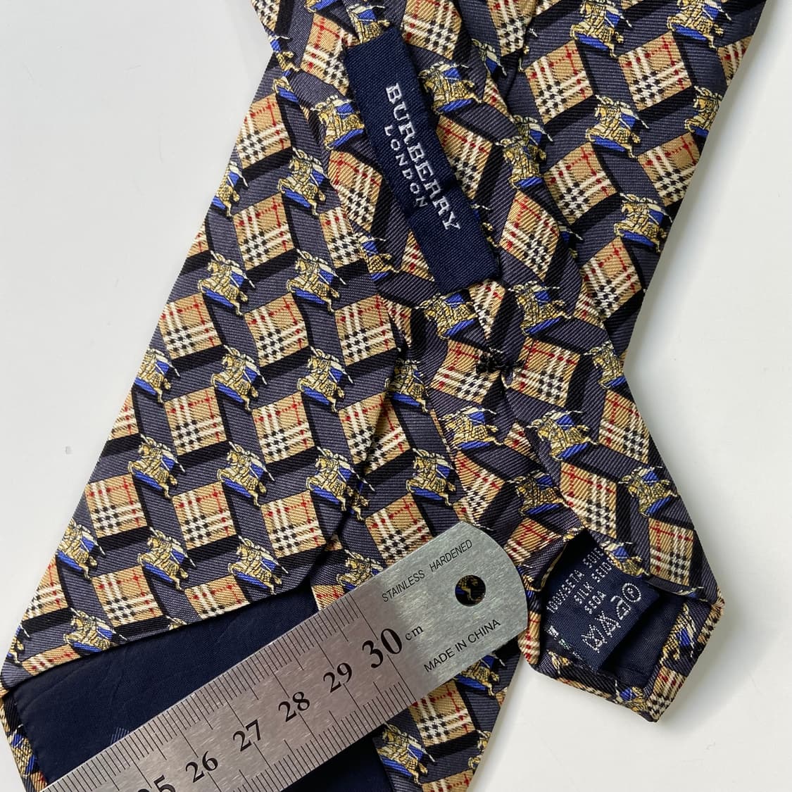 버버리 모노그램 노바체크 명품 정품 넥타이 (Burberry) 상품이미지7