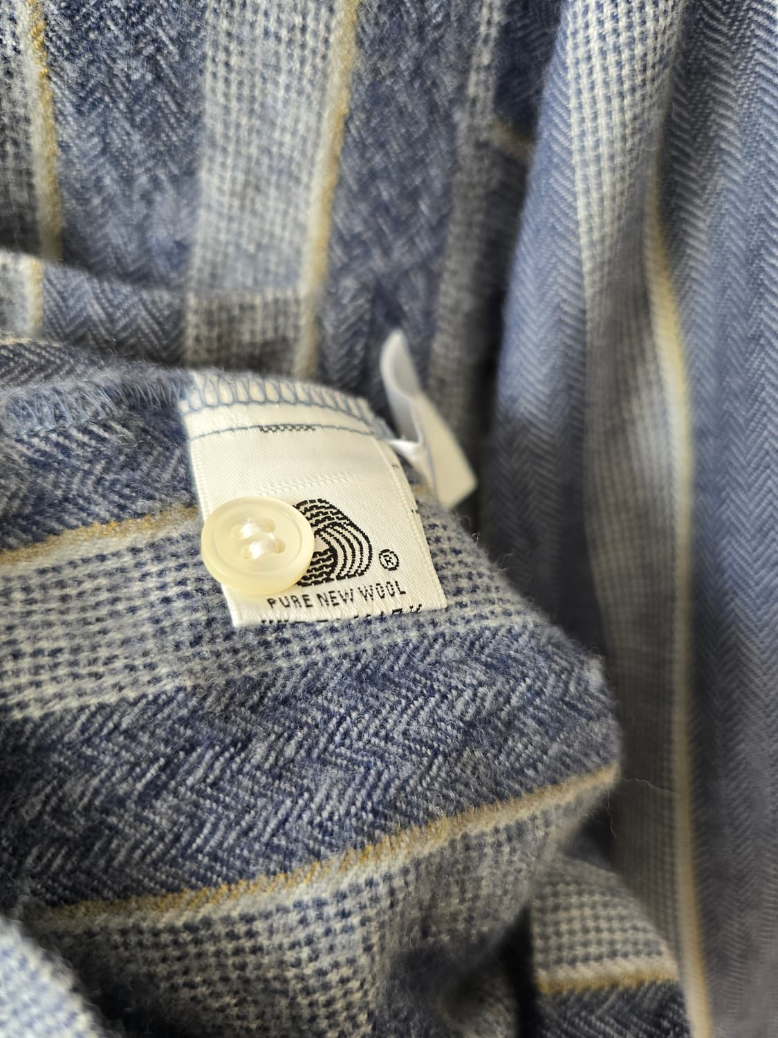 빈티지 울 스트라이프 셔츠 상품이미지5