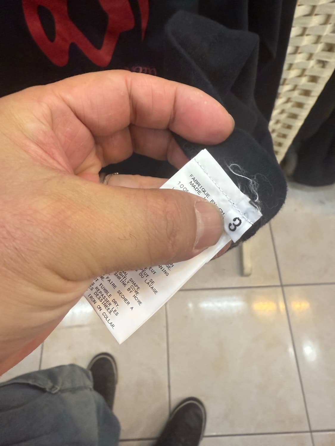 3/100-105 정품 GOTHIC 요지야마모토 맨투맨 팝니다 상품이미지3