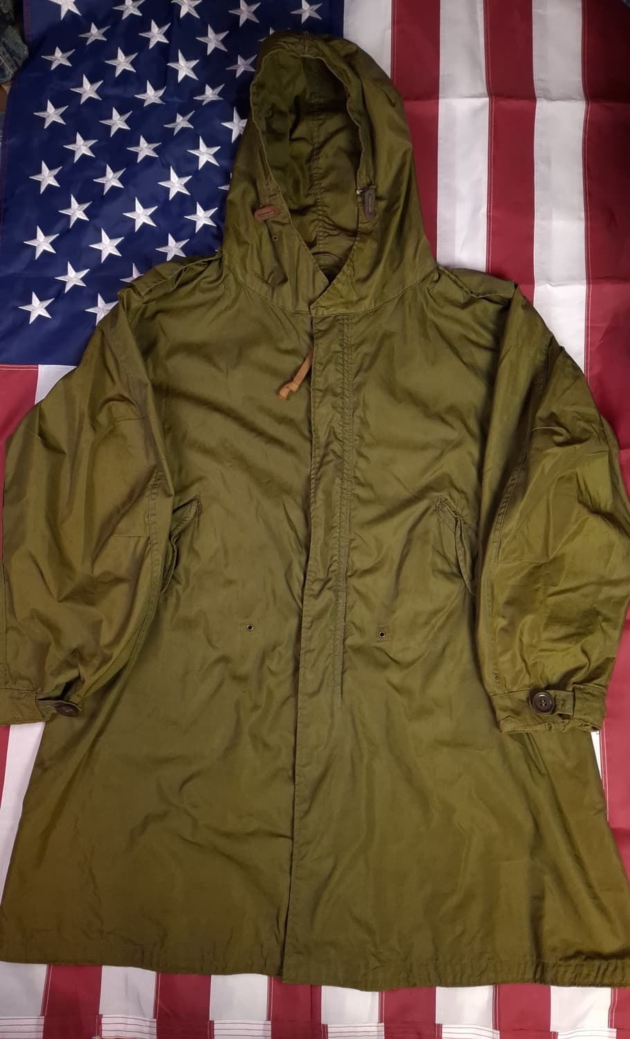 오리지날 미군 M-51 쉘파카 엑스라지 알파카 라이너 상품이미지1