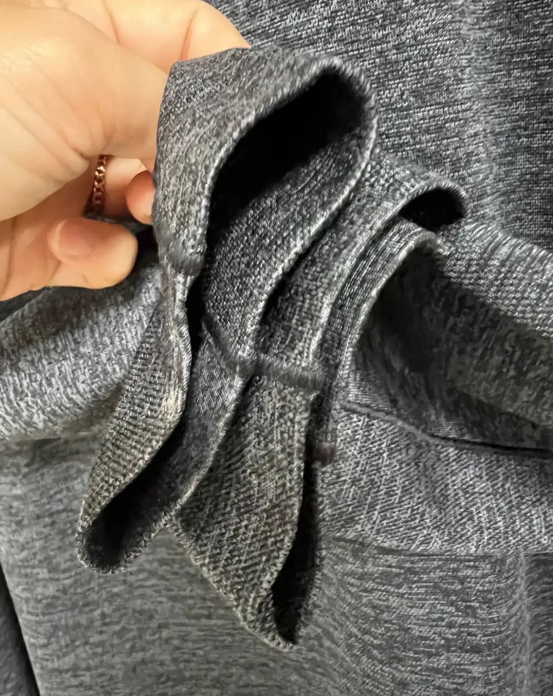 나이키 남성 그레이 반집업긴팔티셔츠 상품이미지4