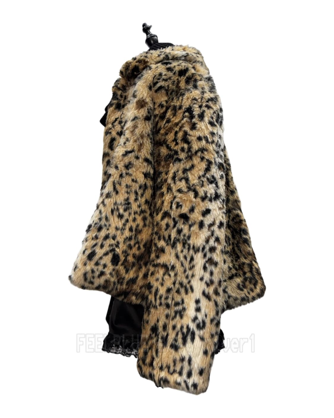 Leopard Faux Fur Short Jacket 상품이미지3