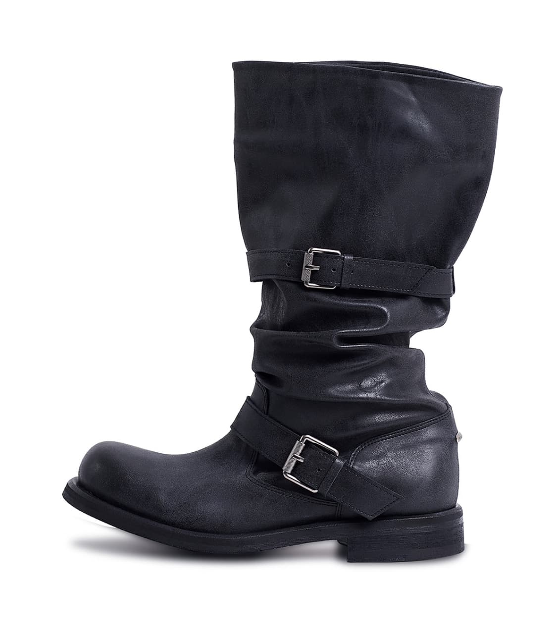 네거티브쓰리 Slouchy Long Boots_ Washed Black 상품이미지1