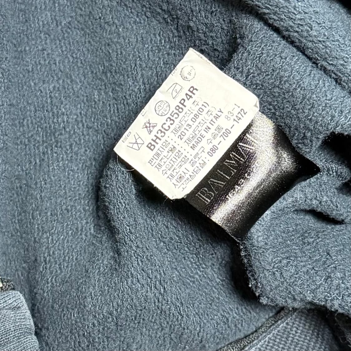 (국문탭) 발망 13fw 어깨 패치 후드집업 s 상품이미지5